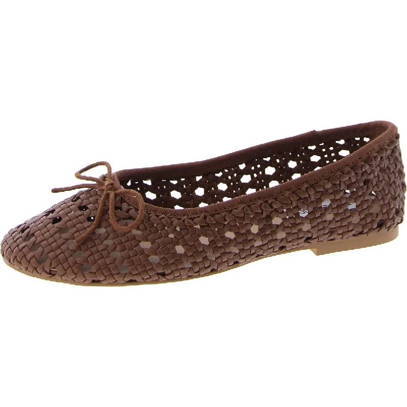 Flats with a comfortable arch design for better supportFlats for women with soft, smooth fabricsBellini Womens Woven Flat Ballet Flats