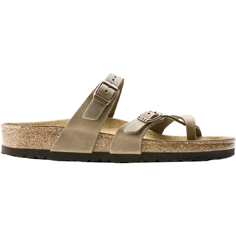 sandals for everyday beach funWomen's Birkenstock Mayari Tobacco Oiled Leather