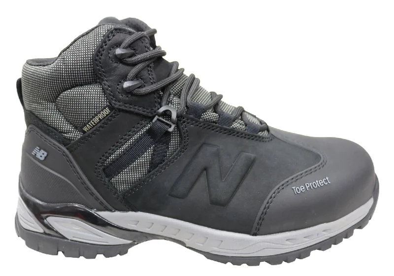 Comfortable boots with lightweight construction for ease of wearNew Balance Allsite Mens Composite Toe 2E Wide Work Boots