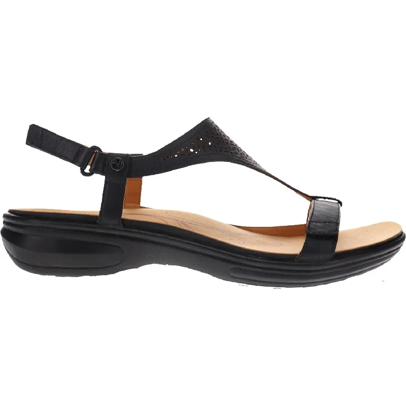 sandals for summer nightsWomen's Revere Santa Fe Black Leather