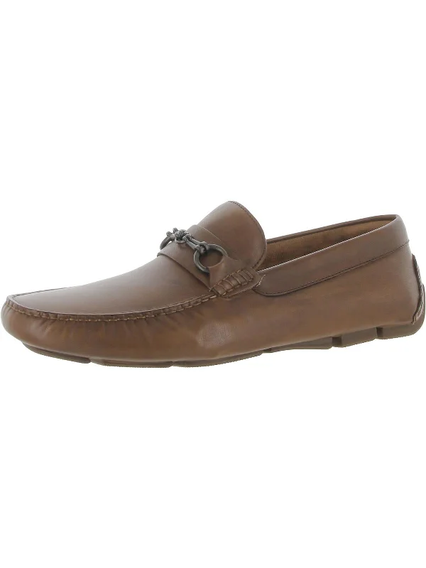 loafers for women with faux leather design for an eco-friendly option-Theme Bit Driver Mens Comfort Insole Embellished Loafers