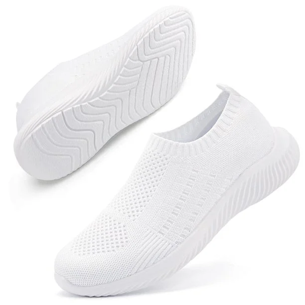 shoes for cross-training with extra heel cushioningKnit Slip Sneakers