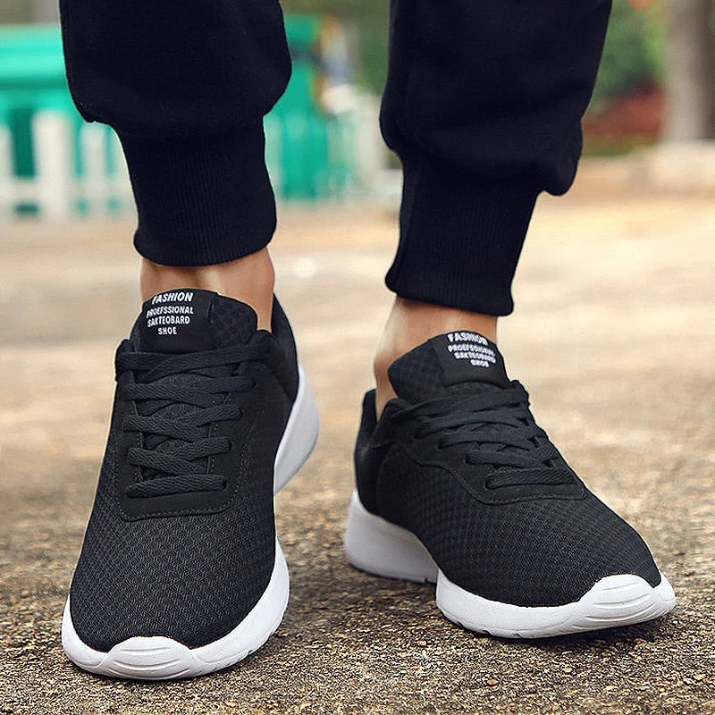 casual shoes for women with bold color choices for statement style2019 New Men Casual Shoes Lace up Men Shoes Lightweight Comfortable Breathable Walking Sneakers Tenis Feminino Zapatos