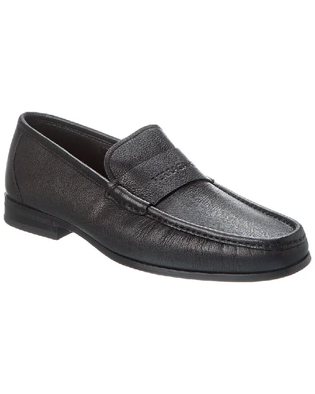 loafers for men with plush velvet material for luxury feel-Ferragamo Dupont Leather Loafer