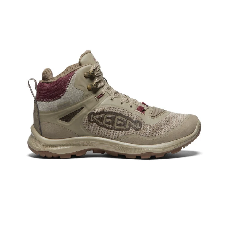 Comfortable winter boots with a slip-resistant soleWomen's Terradora Flex Waterproof Hiking Boot  |  Plaza Taupe/Windsor Wine