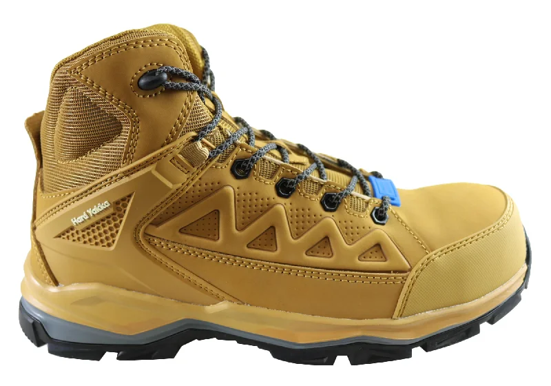 Cozy boots with a low heel for a comfortable fitHard Yakka Mens Comfortable Atomic Hybrid Safety Hiker