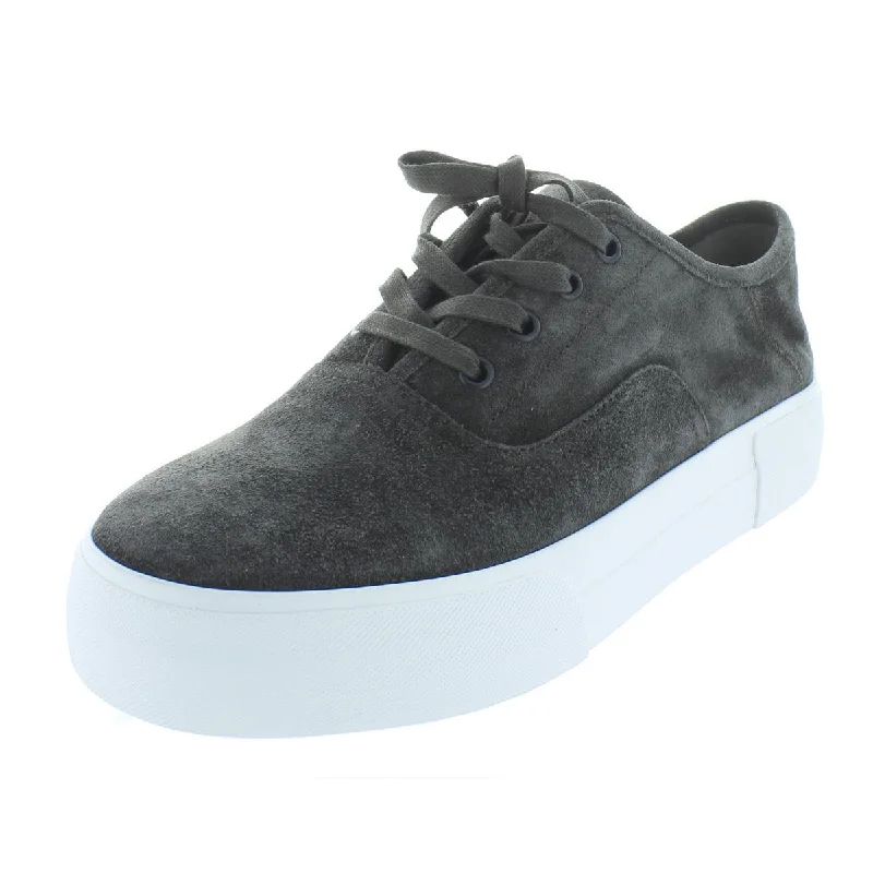 casual shoes for men with breathable canvas upperVince Womens Copley Suede Flatform Casual Shoes