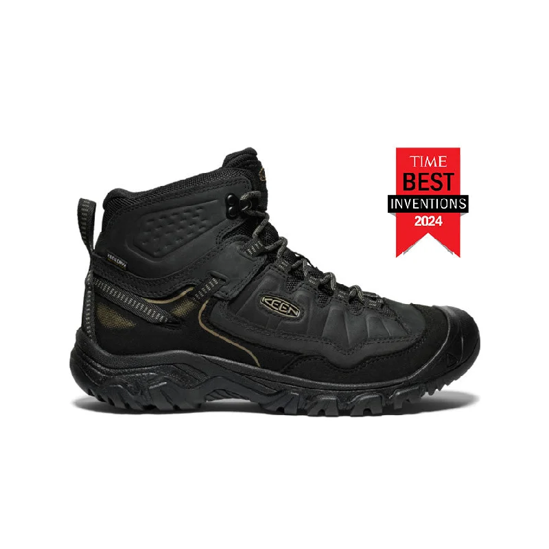 Elegant boots with a polished leather finishMen's Targhee IV Waterproof Hiking Boot  |  Triple Black