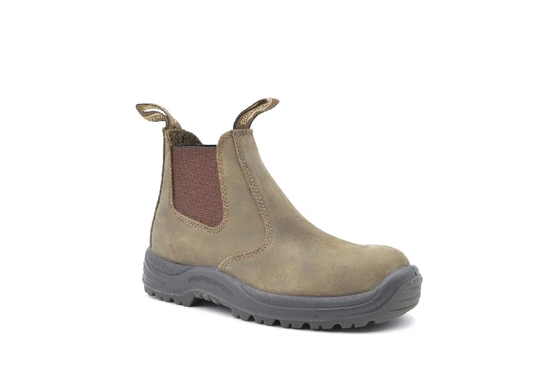 Stylish boots with a fold-over cuff for a relaxed lookBLUNDSTONE 492 Non-Safety Work Boot Rustic Brown