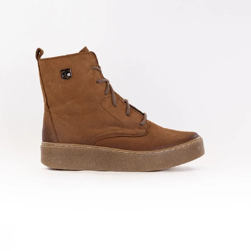 Fashionable boots with lace-up details for added flairV-italia 496 Boot (Women's) - Camel Nubuck