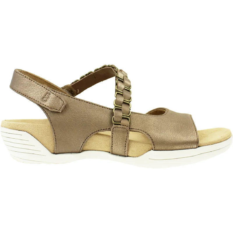 sandals with smooth leather strapsWomen's Halsa Destiny Bronze Leather