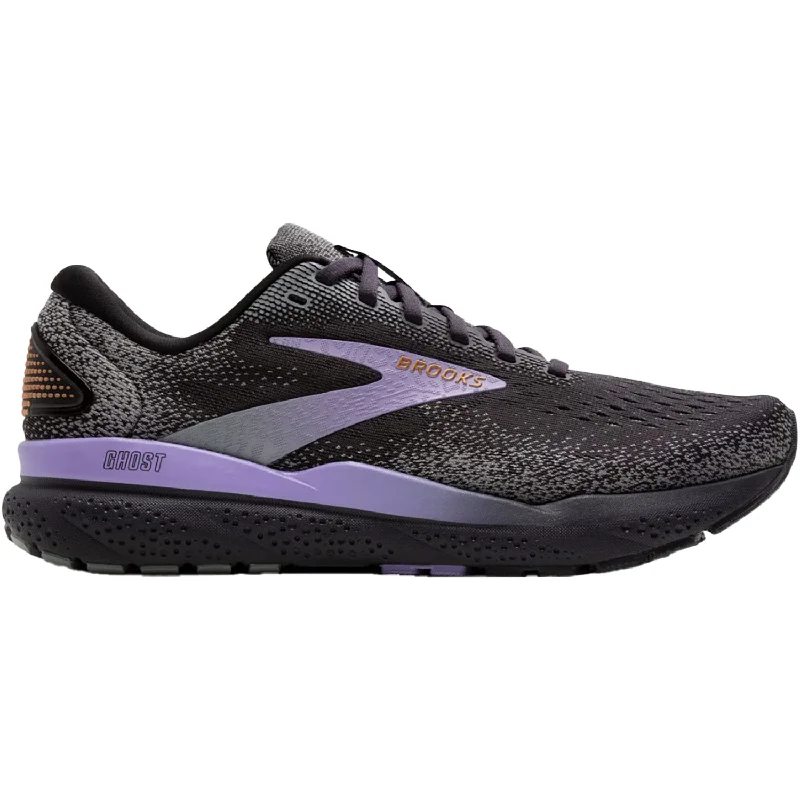 cross-training shoes for comfort and supportWomen's Brooks Ghost 16 Ebony/Lavender/Copper Mesh