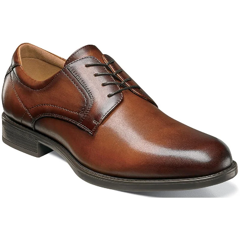 Florsheim Mens Midtown PLN OX Leather Dressy Oxfords