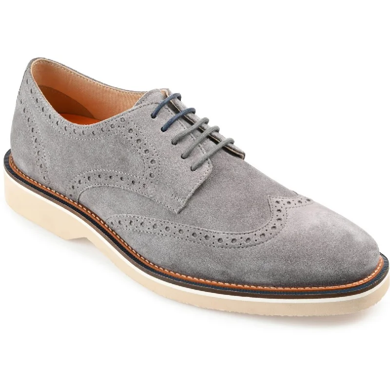 Thomas & Vine Mens Chadwick Suede Lace-Up Oxfords