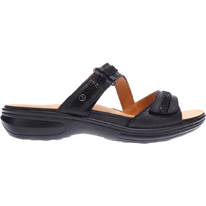 sandals for walking on trailsWomen's Revere Rio Onyx/Black Lizard Leather