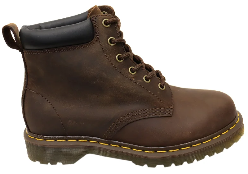 Comfortable boots with wide toe boxes for extra spaceDr Martens 939 Ben Crazy Horse Unisex Comfortable Leather Boots