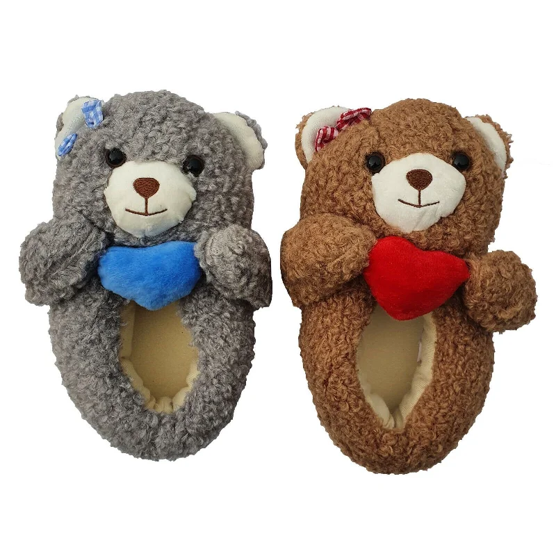 slippers for cozy indoor nightssoft slippers for men with memory foam -Novelty Teddy Bear Slippers