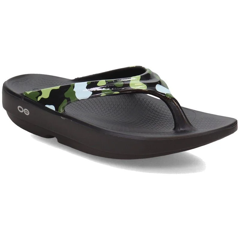 sandals with cushioned straps for comfortOOlala Women Thong Limited Edition - Jungle Camo