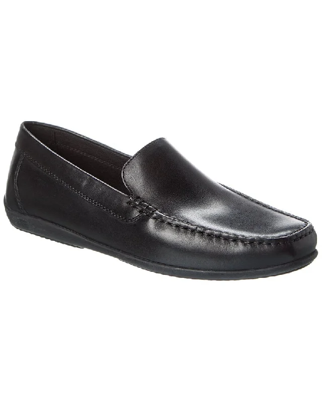 loafers for men with premium leather for a refined look-Geox Ascanio Leather Loafer