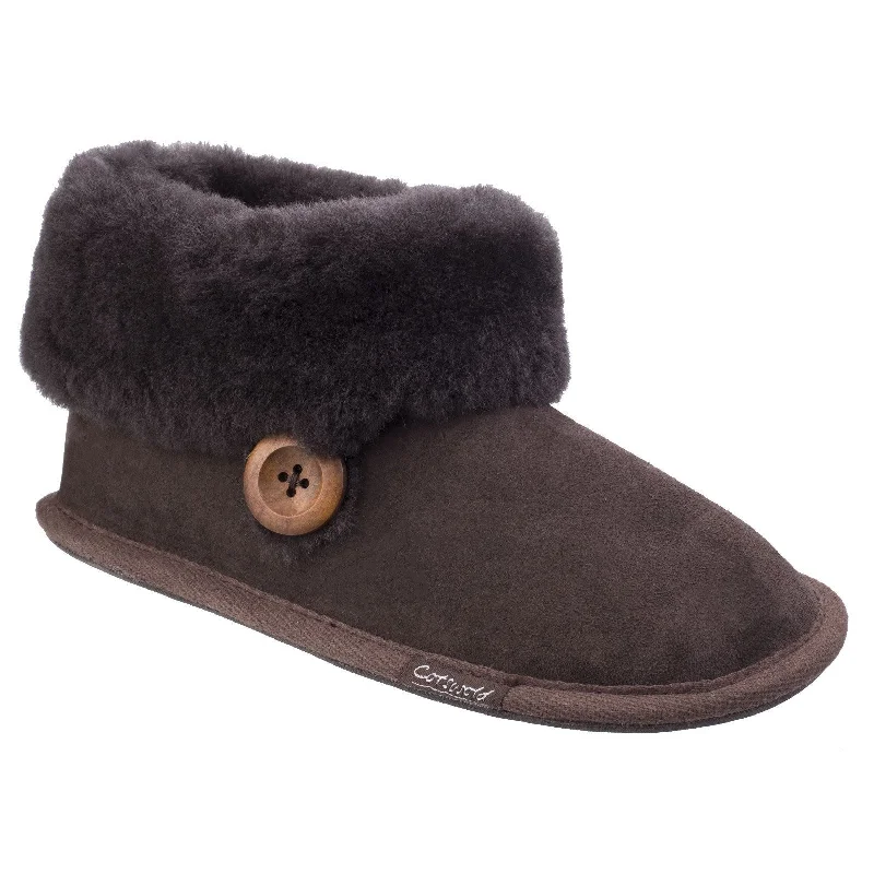 slippers for winter comfortslippers for men with waterproof soles -Cotswold Wotton Sheepskin Slippers