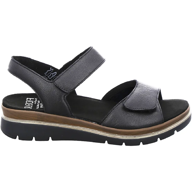 sandals for all-day wearWomen's Fidelio 59-5023 Trinity Black Leather