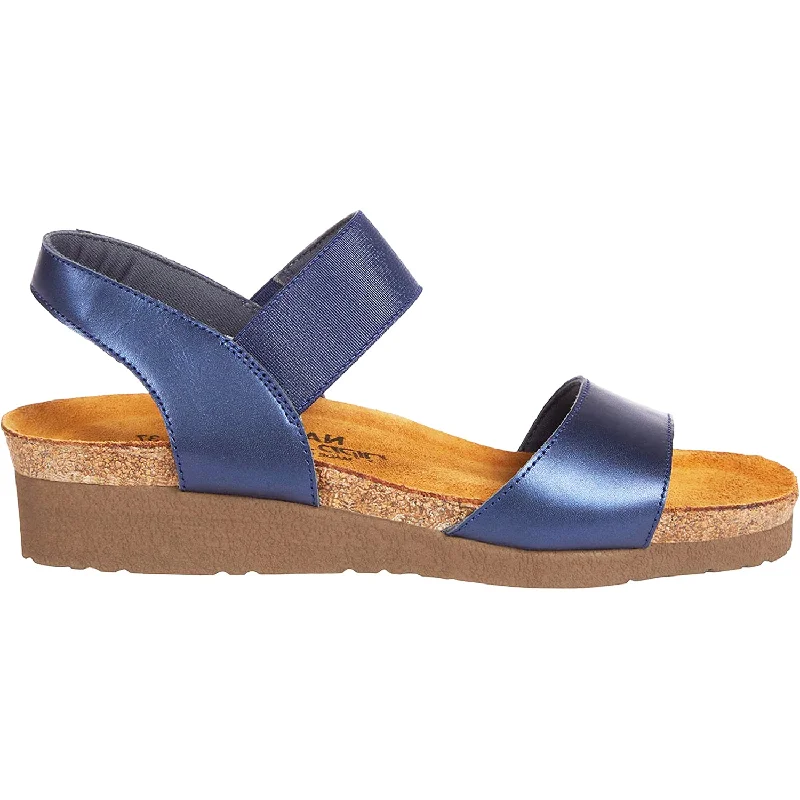 sandals for wide feetWomen's Naot Emily Polar Sea Leather