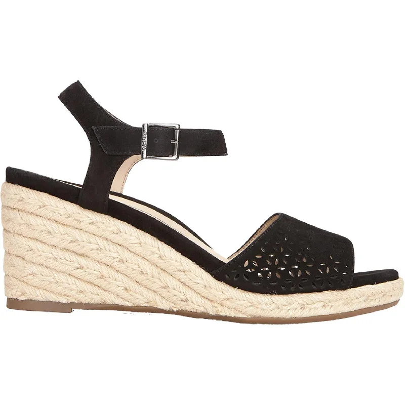 sandals with extra cushioning for comfortWomen's Vionic Ariel Black Suede