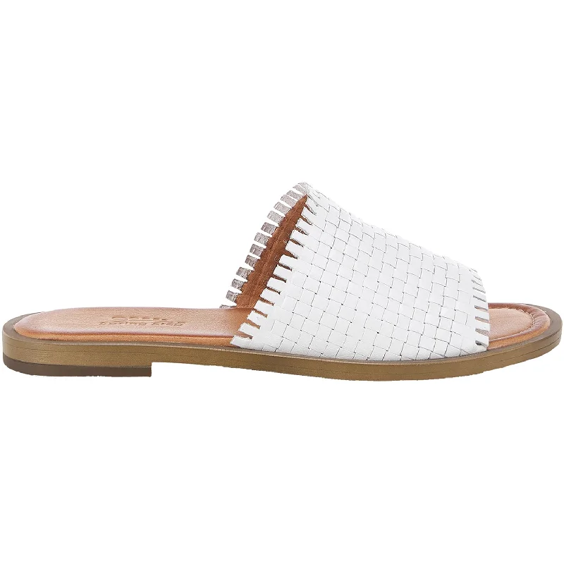 sandals for hiking in warm climatesWomen's Spring Step Ginosa White Leather