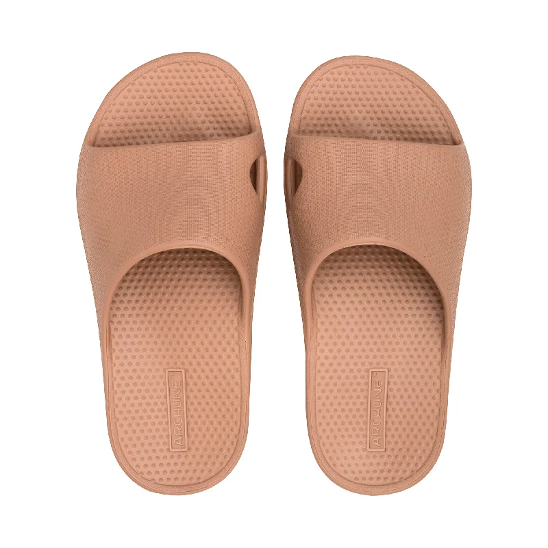 cute sandals for womenArchline Rebound Orthotic Slides - Putty