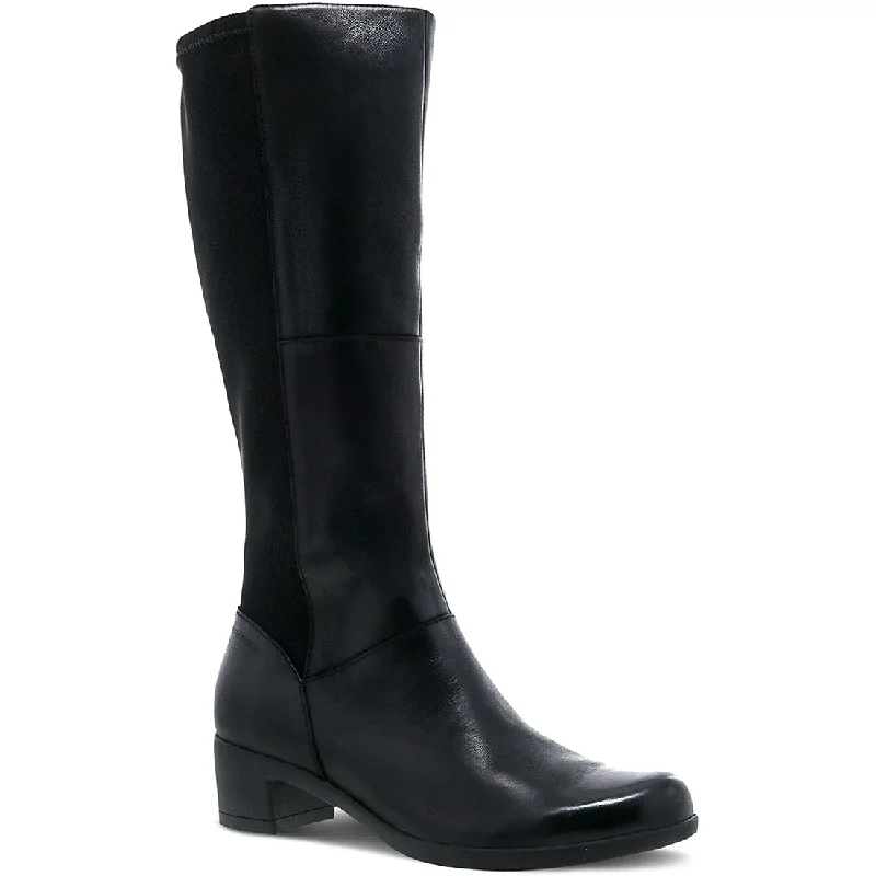 Boots with sleek, leather construction for a polished appearanceCelestine