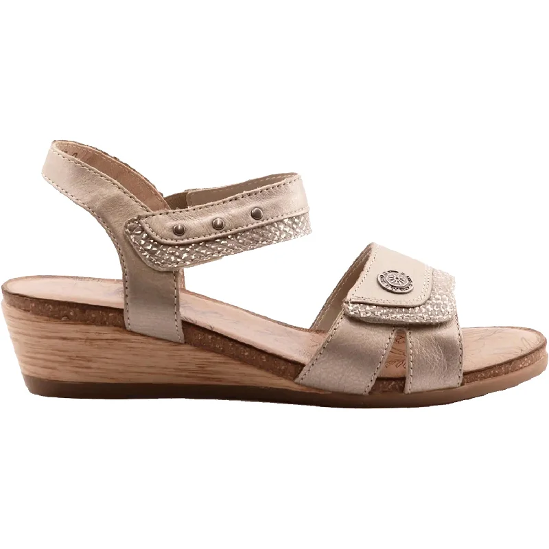 sandals for travel-friendly comfortWomen's Remonte R4450-90 Giovanna 50 Fango/Silver Leather