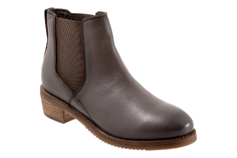 Statement boots with a unique toe shape for added styleRana