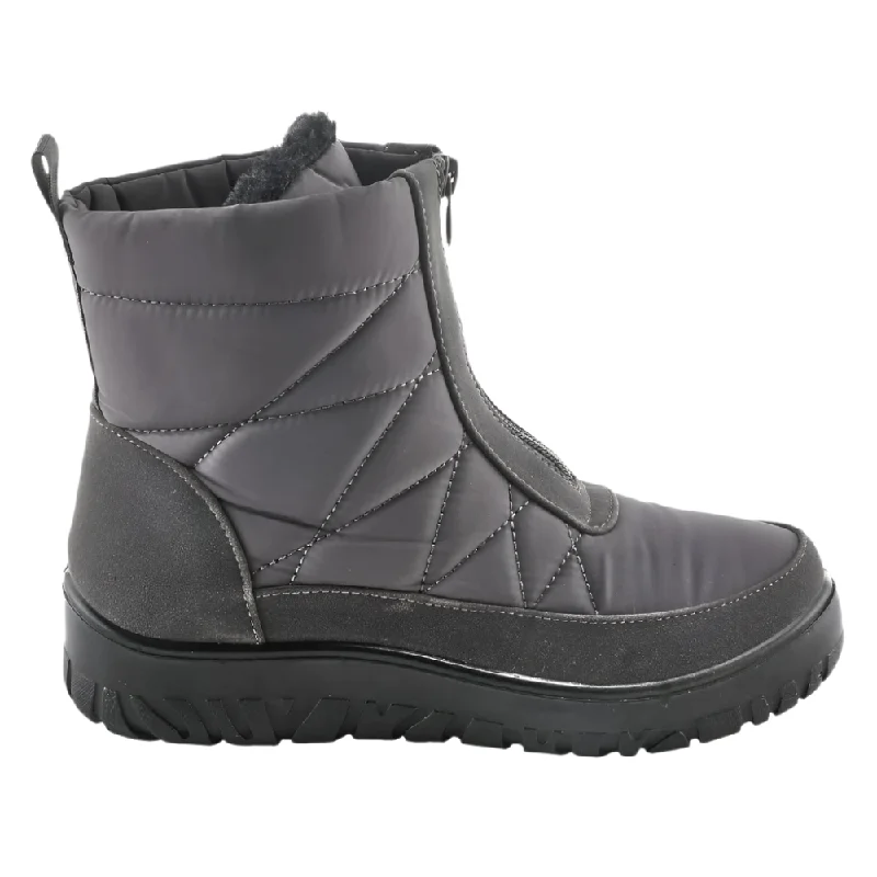 Comfortable winter boots with a slip-resistant soleSpring Step Women's Lakeeffect Mid Calf Waterproof Boot Grey