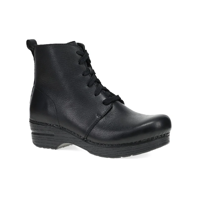 Comfortable boots with a low, padded heel for comfortSigourney