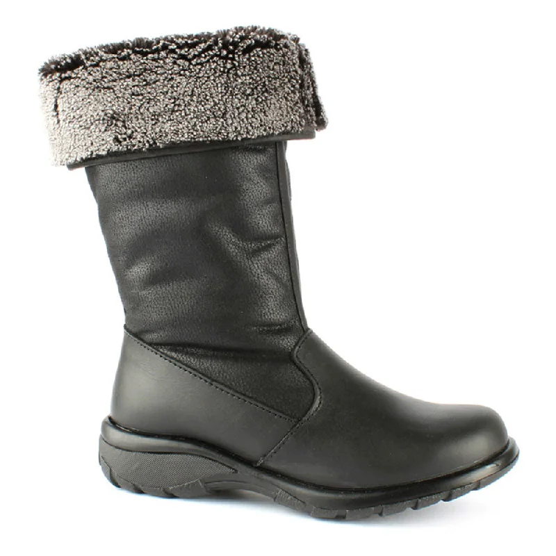 Boots with unique heel shapes for a distinctive lookToe Warmers Women's Shelter Boot Black