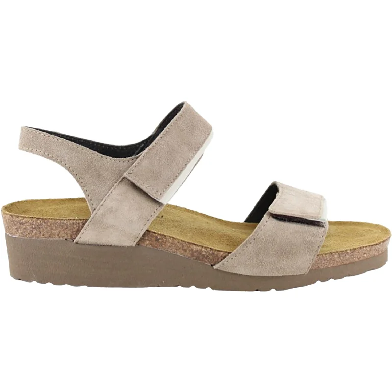 sandals for seaside strollsWomen's Naot Aisha Almond Suede