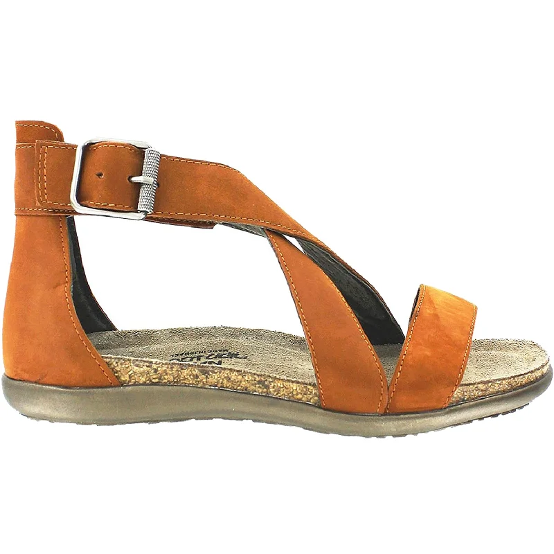 sandals for ultimate outdoor comfortWomen's Naot Rianna Hawaiian Brown Nubuck