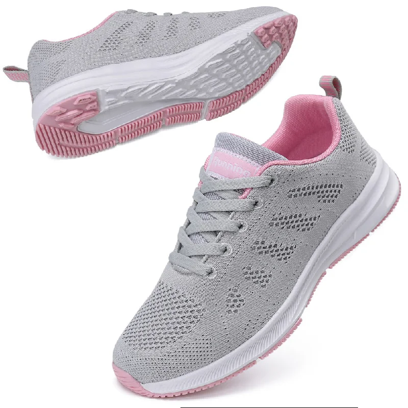 athletic shoes with ergonomic designWomen Casual Walking Shoes Comfort Lightweight Sneakers Breathable Mesh Running Shoes